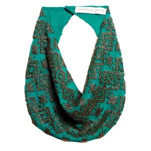 Mignonne Gavigan Dakota Scarf Necklace Emerald Green